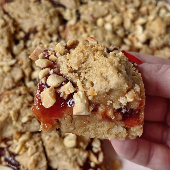 Peanut Butter & Jelly Bars