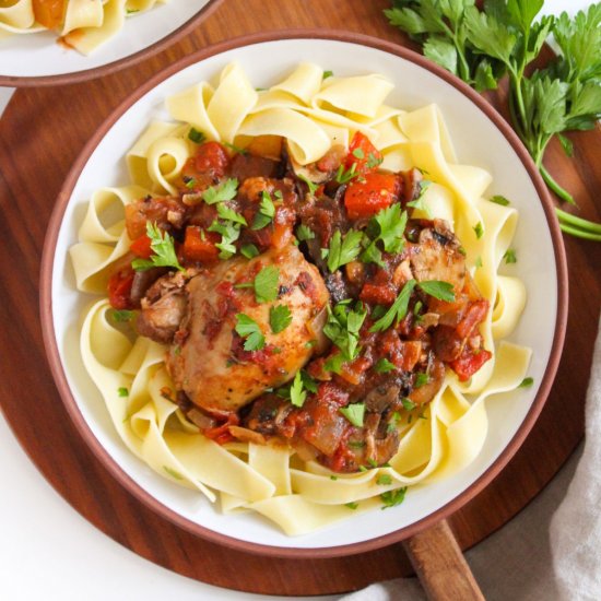 Slow Cooker Chicken Cacciatore