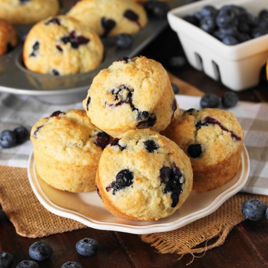 Buttermilk Blueberry Muffins