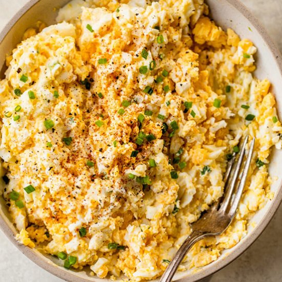 Air Fryer Egg Salad