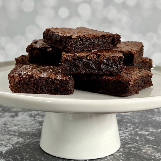 Dark Chocolate Bourbon Brownies