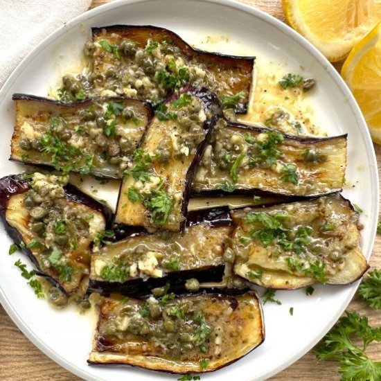 Easiest eggplant piccata