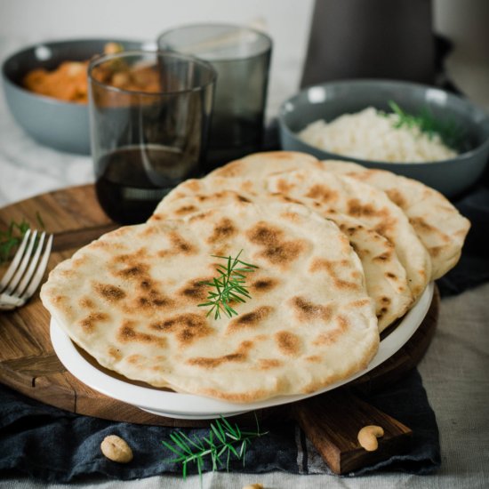 Homemade Cheese Naan