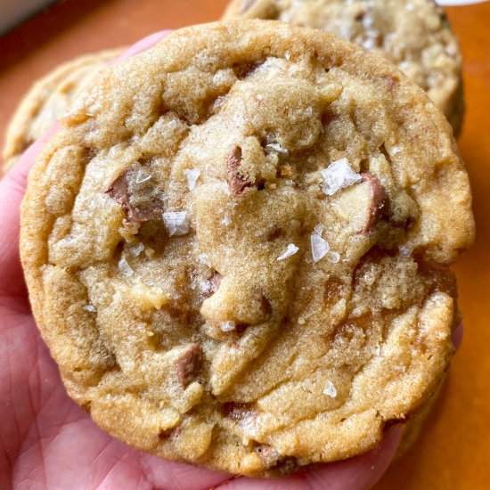 Milk Chocolate Toffee Cookies