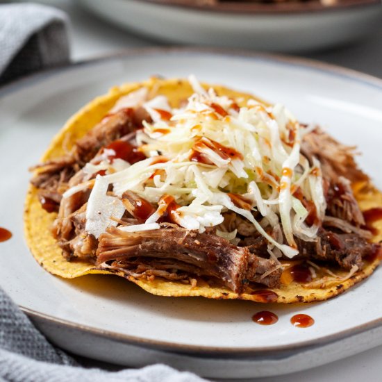 Pulled Pork Tostadas