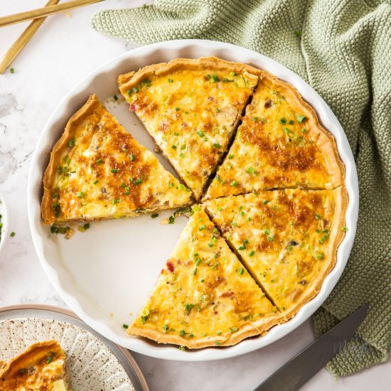 Bacon and Potato Quiche