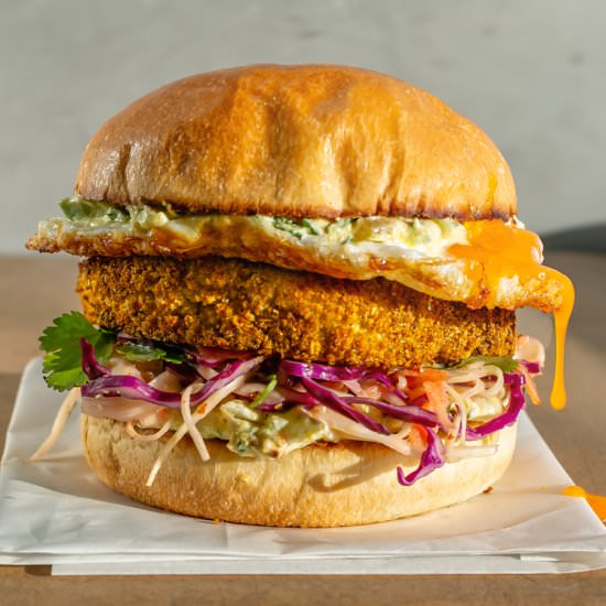 Indian Madras Veggie Burger