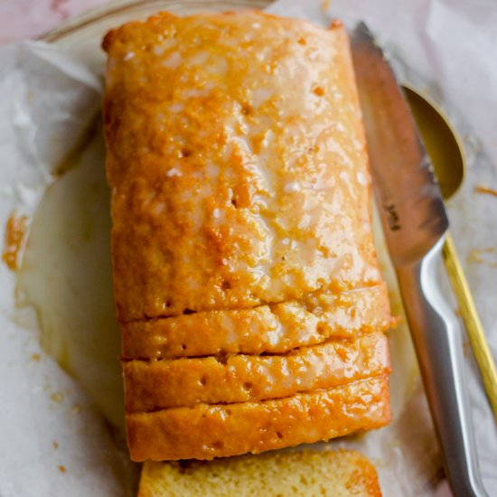 lemon syrup loaf cake