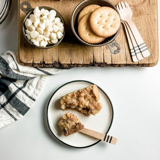 almond butter ritz crunch bars