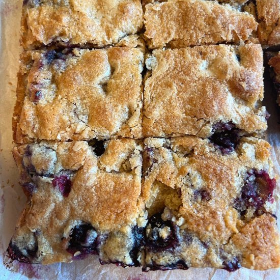 Blueberry Blondies