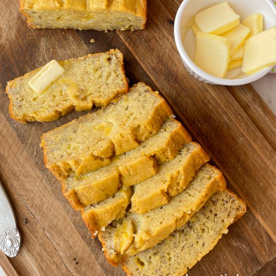 5 Ingredients Banana Bread