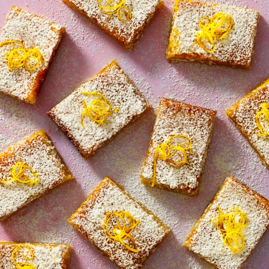 Lemon Bars with Cardamom