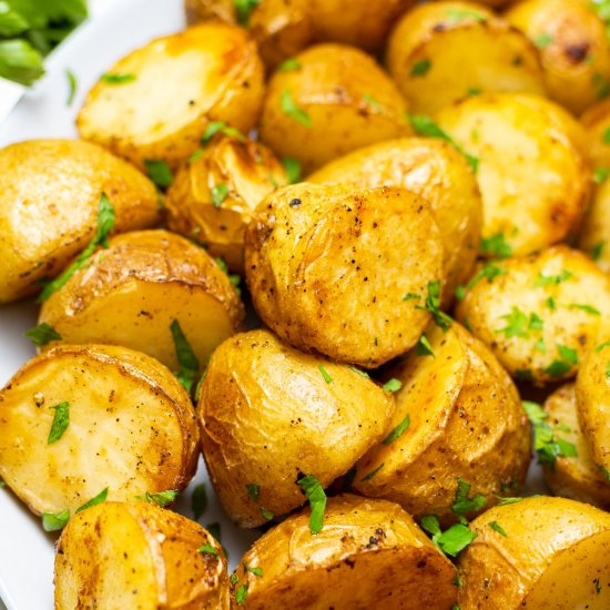 Air Fryer Roasted Baby Potatoes