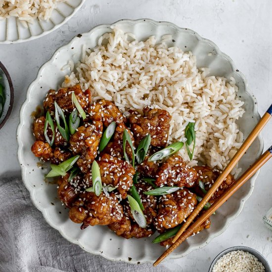 Air Fryer General Tso Chicken