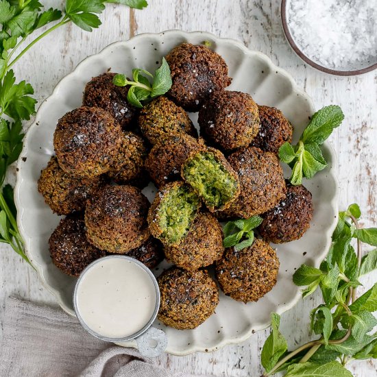 Bright Green Falafel