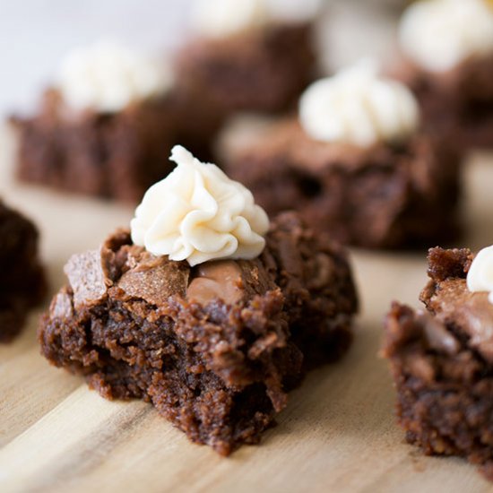 Nutty Irishman Brownie Bites