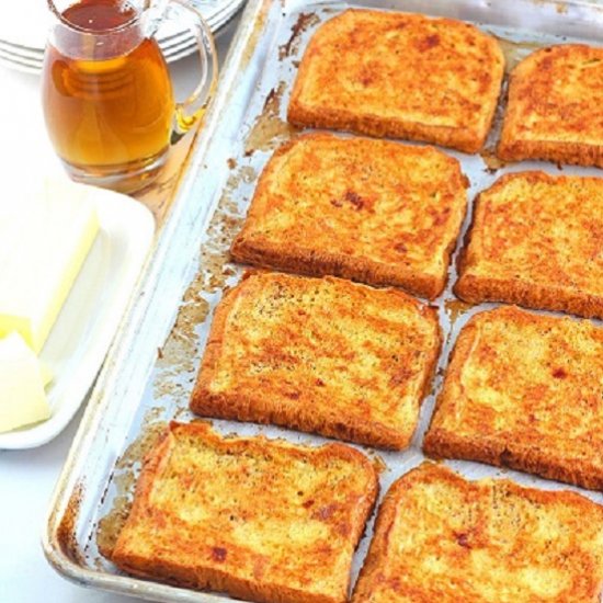 sheet pan French toast