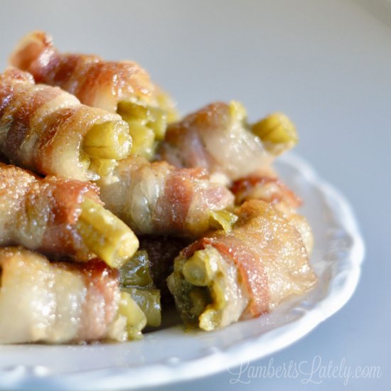 Bacon Wrapped Green Bean Bundles