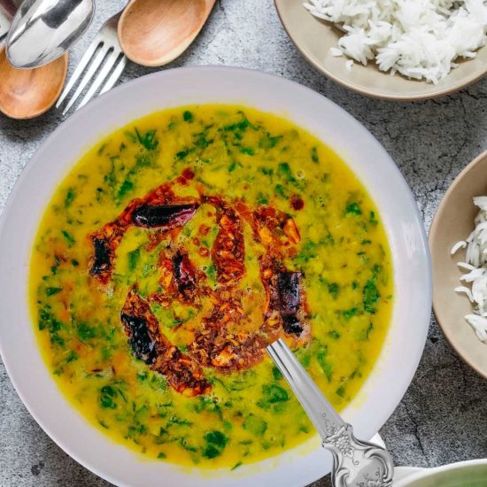 Easy Instant Pot Spinach Dal