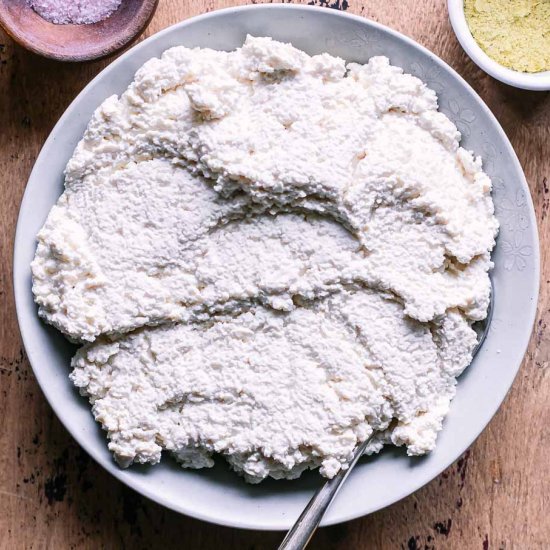 Vegan Tofu Ricotta Cheese