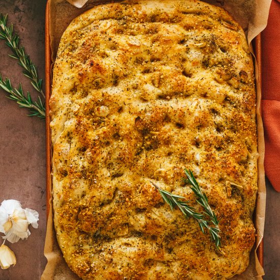 Italian Herb Focaccia Bread