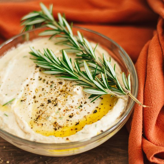 Rosemary Garlic White Bean Spread