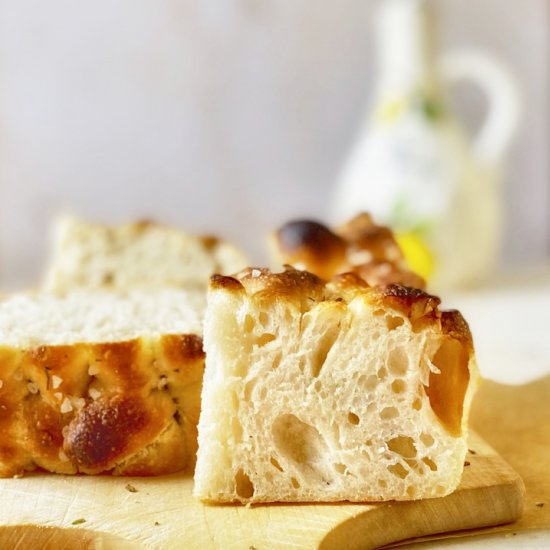 Focaccia with Rosemary and Sea Salt