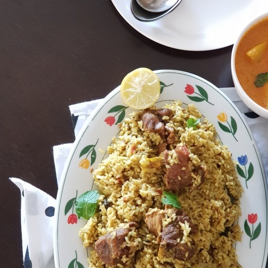 Hariyali Mutton Biriyani