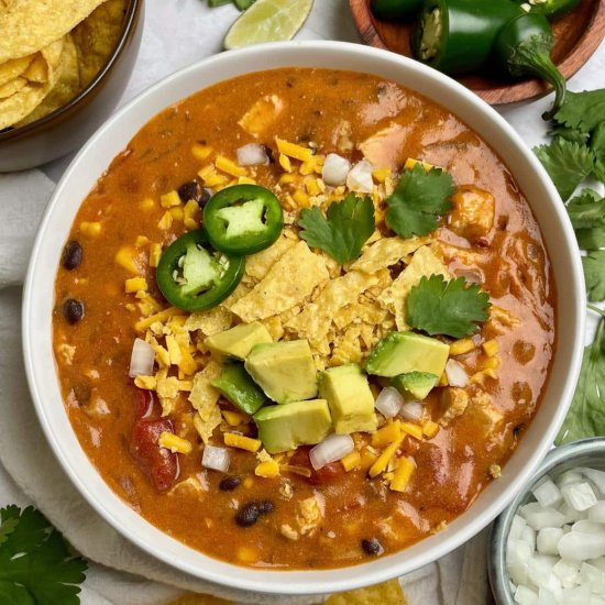 Vegan Enchilada Soup