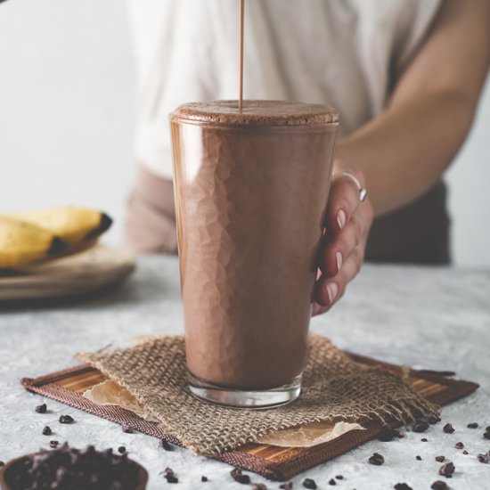 Chocolate PB Banana Smoothie