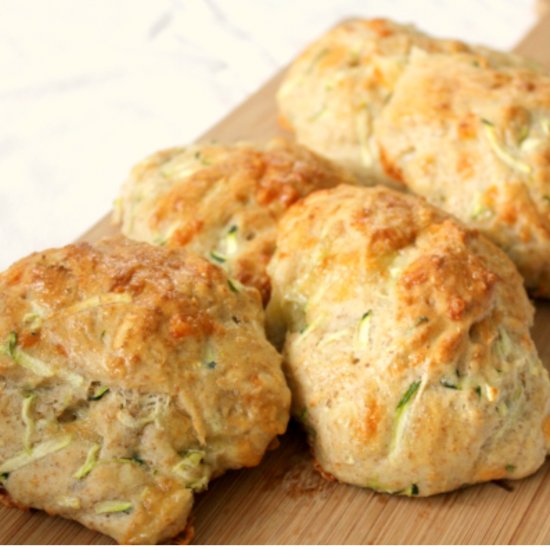 Zuccini and Cheese Bread Buns