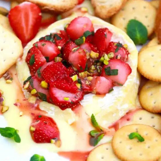 Strawberry Baked Brie