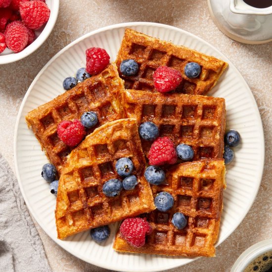 Oat Flour Waffles