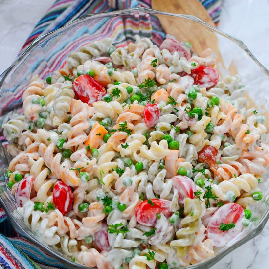 Ranch Pasta Salad with Bacon