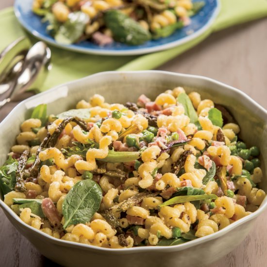 Ham, Peas and Cheese Pasta