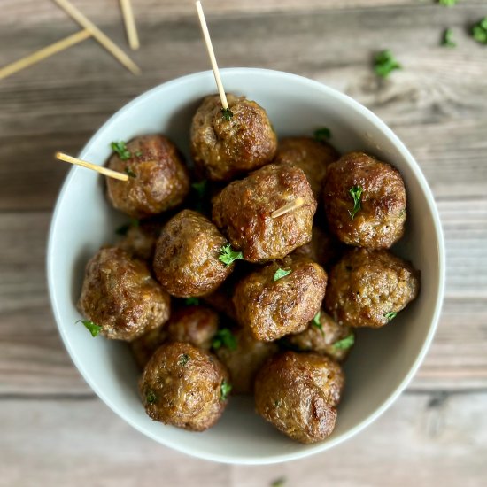 Easy Air Fryer Meatballs