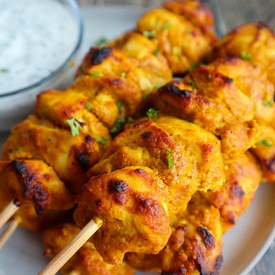 Tandoori Chicken Kebabs