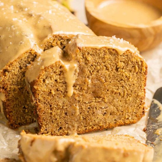 Salted Peanut Butter Banana Bread