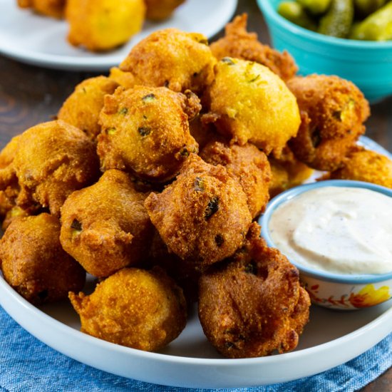 Spicy Pickle Hushpuppies