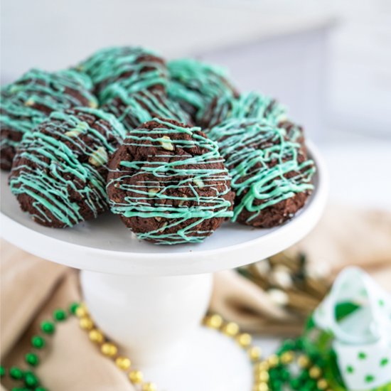 Double Chocolate Mint Cookies