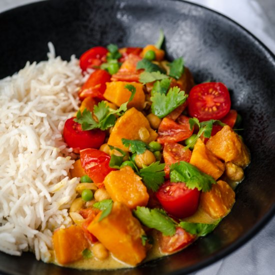 Sweet Potato Chickpea Stew