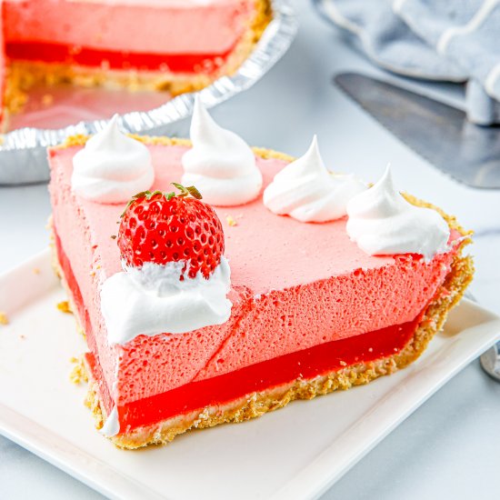 Strawberry Jello Pie