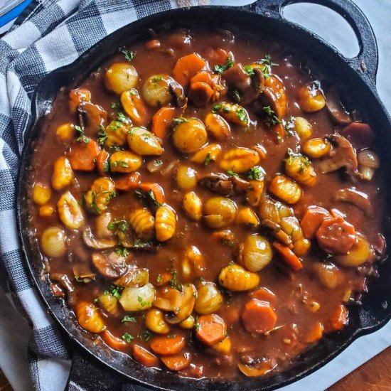 Gnocchi Bourguignon