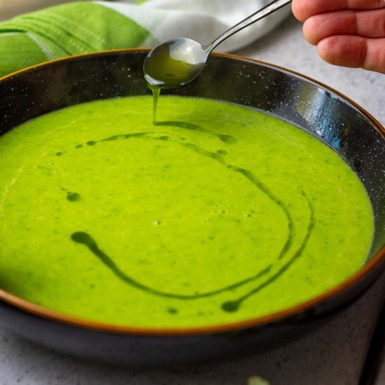 Pea & Mint Soup (Vegan)