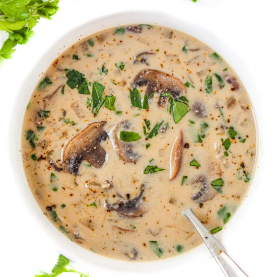 Vegan Mushroom Soup