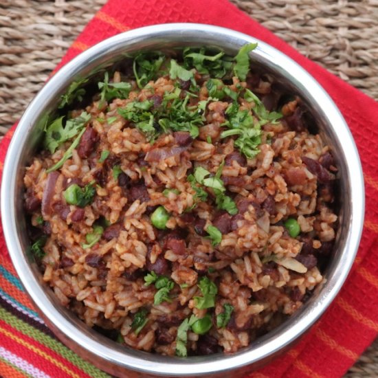 One Pot Rice and Red Beans