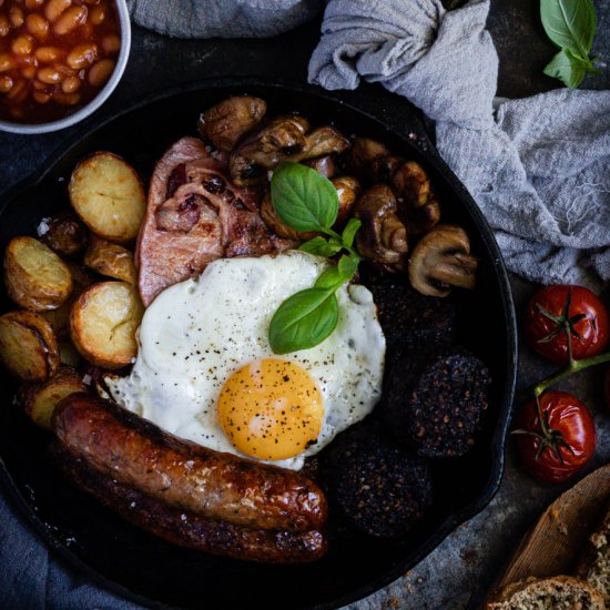 Traditional Full Irish Breakfast