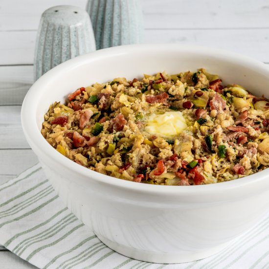 Low-Carb Colcannon with Bacon