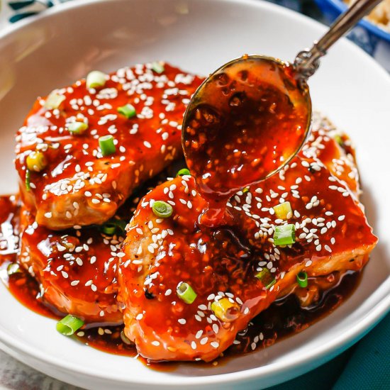 Honey Garlic Pork Chops