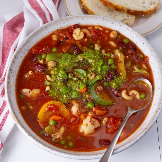 Crock Pot Minestrone Soup